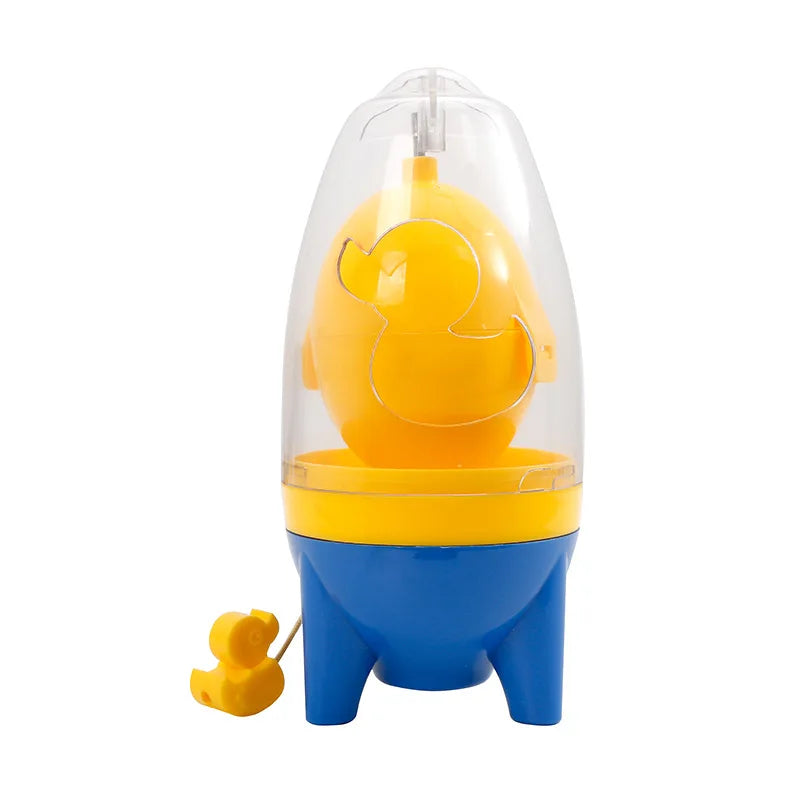 Manual Golden Egg Puller Scrambler Household White Yolk Mixer Kitchen Tool Mix Manual Scrambler Convenient Without Breaking Eggs Peaceful Pleasures Health and Wellness Blue Yellow