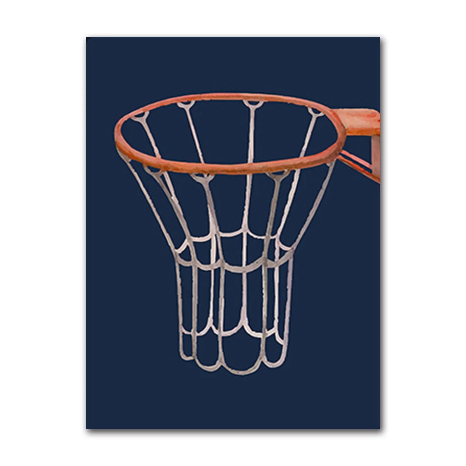 Personalized Basketball Canvas Wall Art | Boys Room Decor