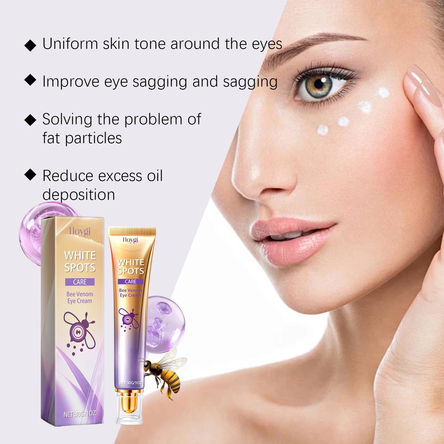 Hoygi Retinol Eye Cream – Bags, Dark Circles & Puffiness