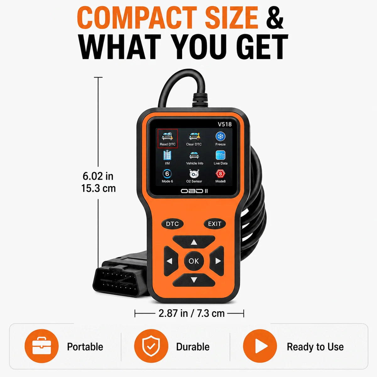 V518 OBD2 Car Engine Diagnostic Scanner & Code Eraser Tool Peaceful Pleasures Health and Wellness