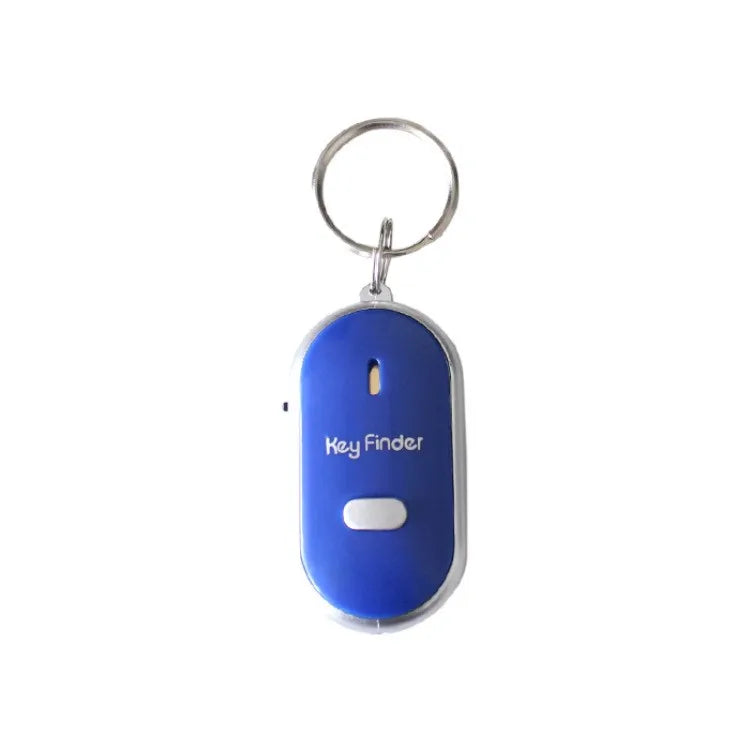 LED Whistle Key Finder Keychain – Sound Locator & Flashlight Key Finder Keychain Peaceful Pleasures Health and Wellness Blue