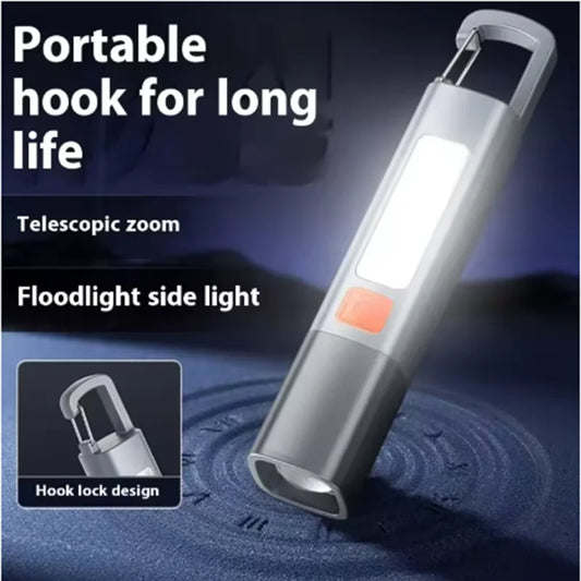 Mini Rechargeable Flashlight – 1200 Lumen, Zoomable, 3 Modes Rechargeable Flashlight Peaceful Pleasures Health and Wellness