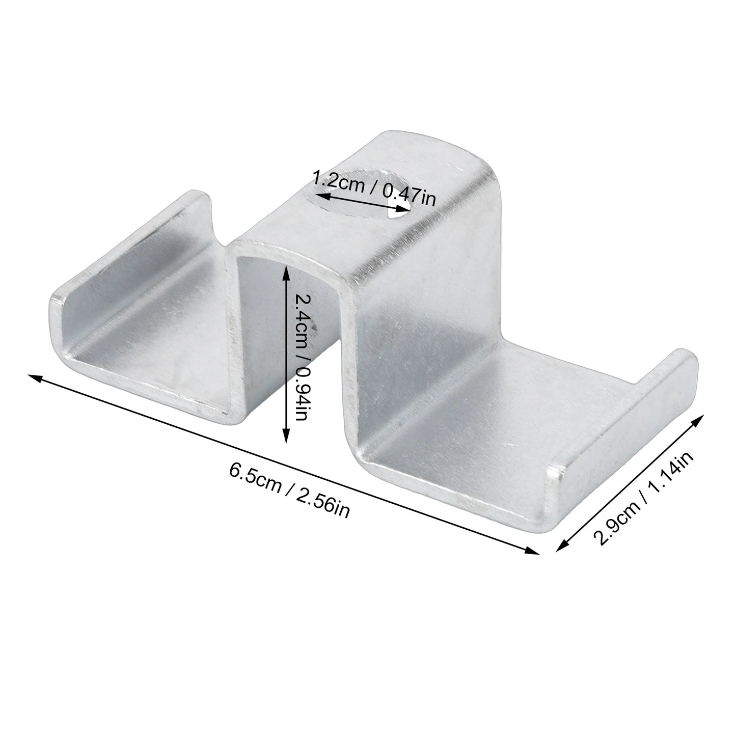 25pcs Grating Clamps Galvanized Steel Saddle Clamps for Industrial Flooring Drainage Systems Mezzanines Walkways Stair Treads Peaceful Pleasures Health and Wellness