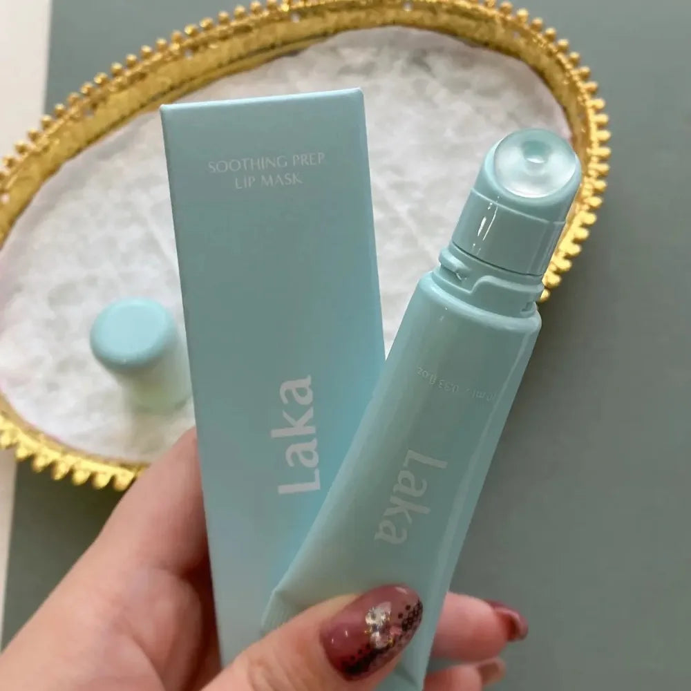 10ml Original 3-in-1 Lip Mask Laka Soothing Prep Lip Mask Soft Quick Peel-Off Mineral Hydrating Moisturizing Cooling Lip Blam Peaceful Pleasures Health and Wellness