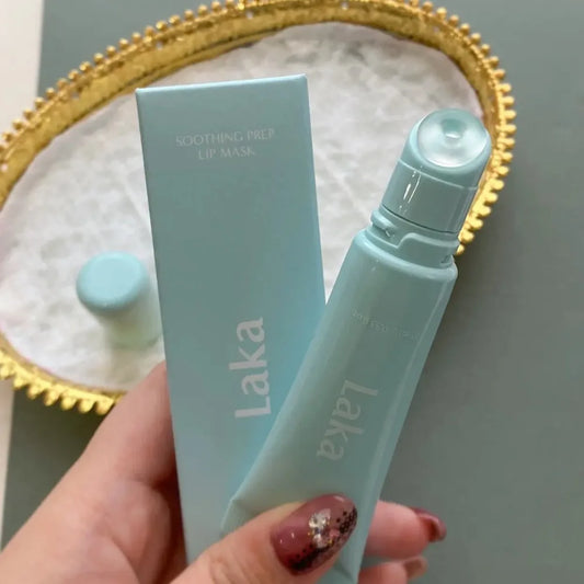 10ml Original 3-in-1 Lip Mask Laka Soothing Prep Lip Mask Soft Quick Peel-Off Mineral Hydrating Moisturizing Cooling Lip Blam Peaceful Pleasures Health and Wellness