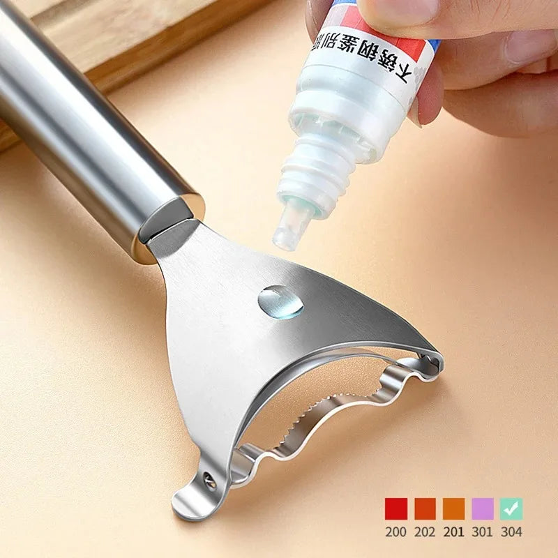 Stainless Steel Corn Stripper & Peeler – Ergonomic Corn Kernel Remover Tool