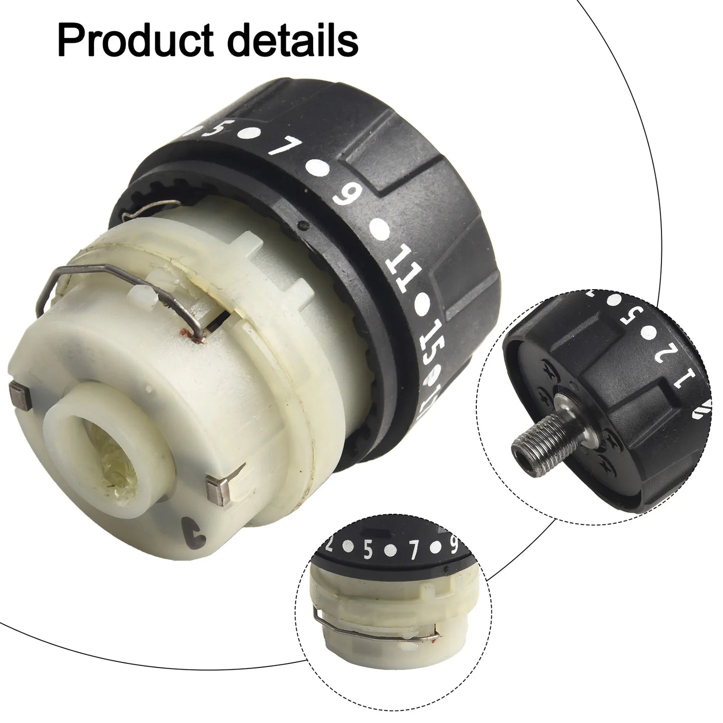 1X Brushless Dual Speed Self-lock Gearbox 13 Teeth Cordless Electric