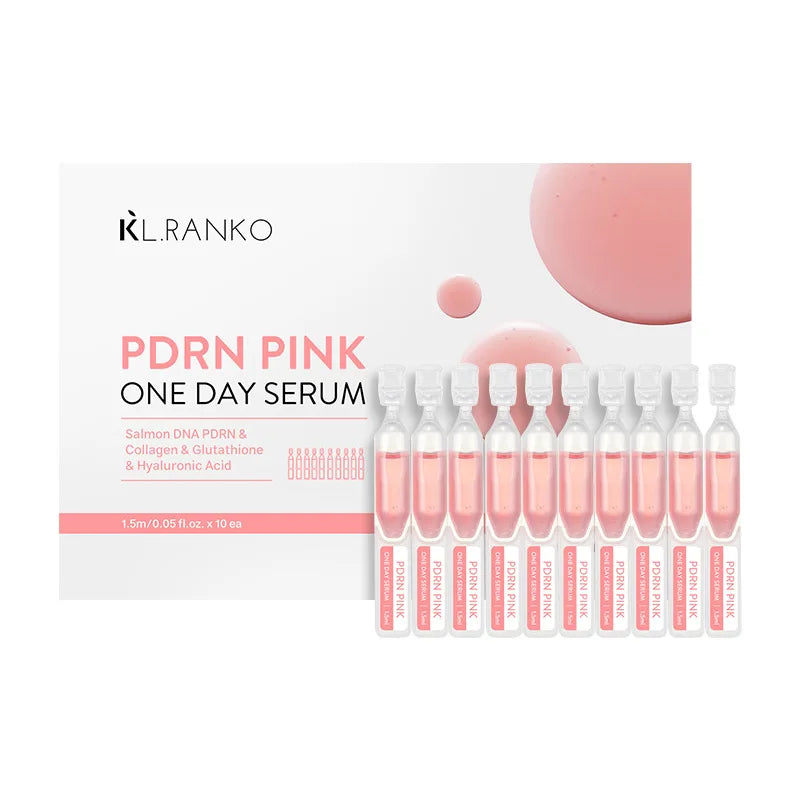 PDRN Pink Peptide Collagen Serum | K-Beauty Hydrating Face Serum