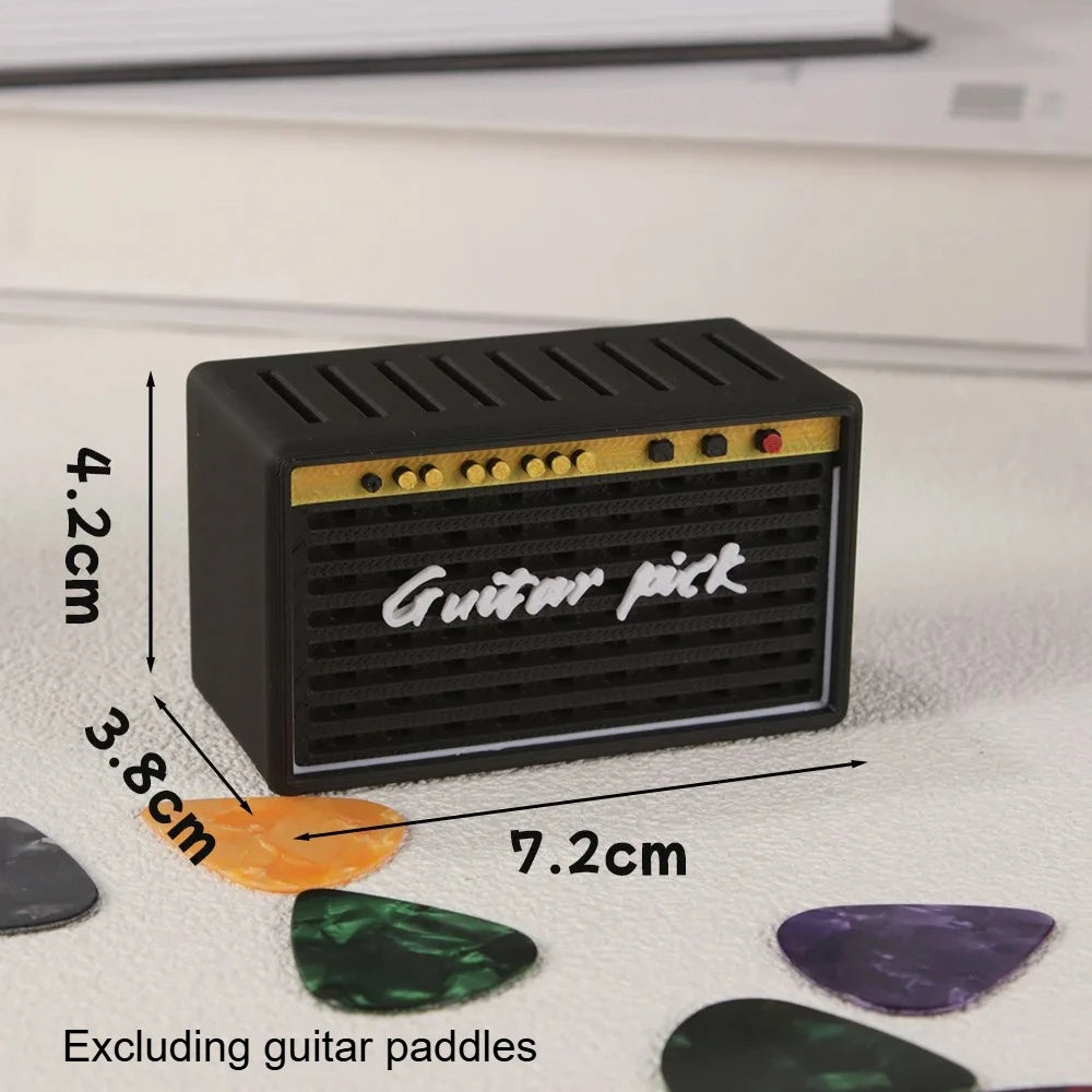 3D Printed Large-capacity Portable Guitar Pick Holder Waterproof
