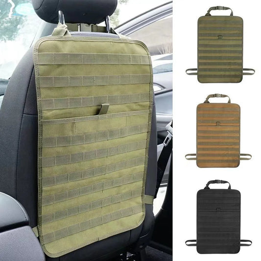 Molle Tactical Car Seat Cushion Universal Four Seasons Storage Bag Hanging Bags Car Stowing Tidying Pocket Interior Accessories Peaceful Pleasures Health and Wellness