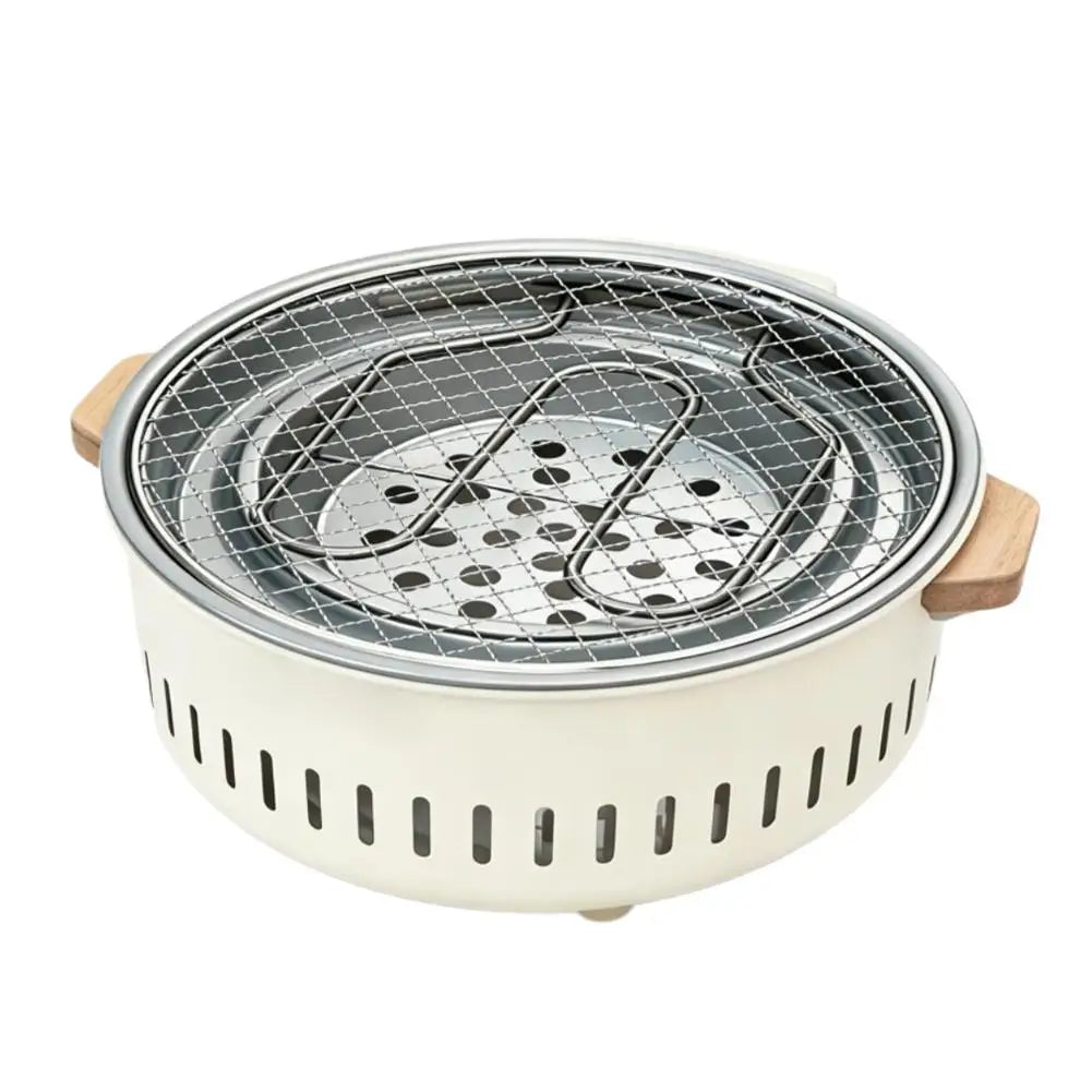 2026 New Electric Carbon Dual Use Tea Stove Set Home Barbecue Grill Full Kit Indoor Outdoor Tea Cooking Heating Cookware Peaceful Pleasures Health and Wellness White