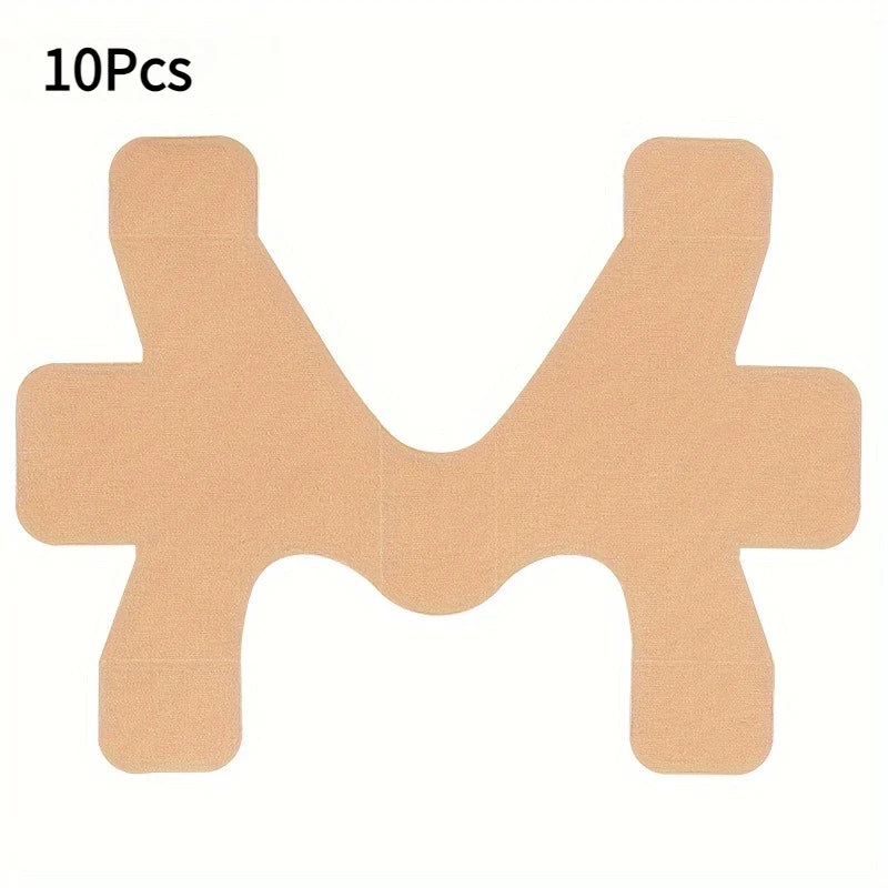 1pc/10pcs Breathable Elastic Kinesiology Tape for Ankle for Sports, Ankle Sprain & Muscle Strain Relief Protective Athletic Wrap Peaceful Pleasures Health and Wellness 10pcs-Skin
