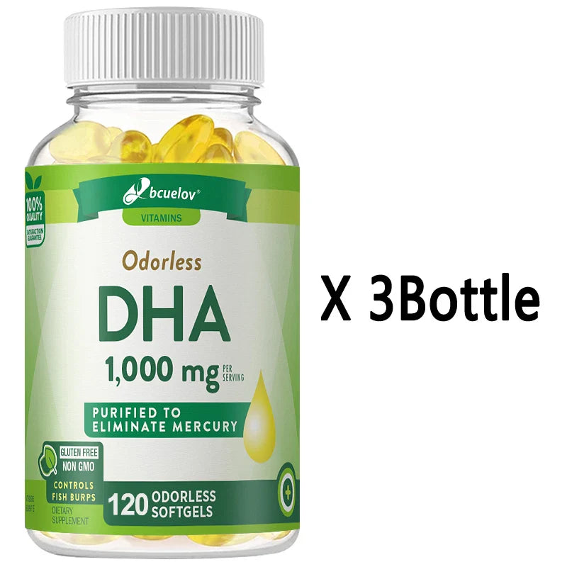 Bcuelov High Potency DHA Capsules – Brain & Cognitive Support
