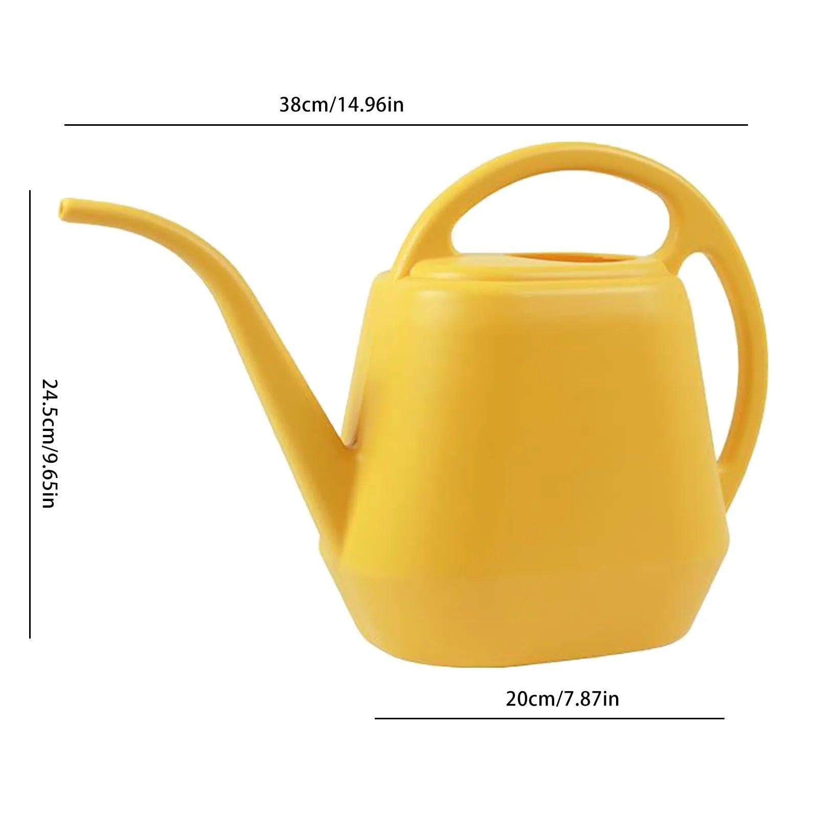 Home Garden 4L Watering Can Long Mouth Large Capacity Plant Sprinkler Garden Tool Lightweight Watering Pot Peaceful Pleasures Health and Wellness