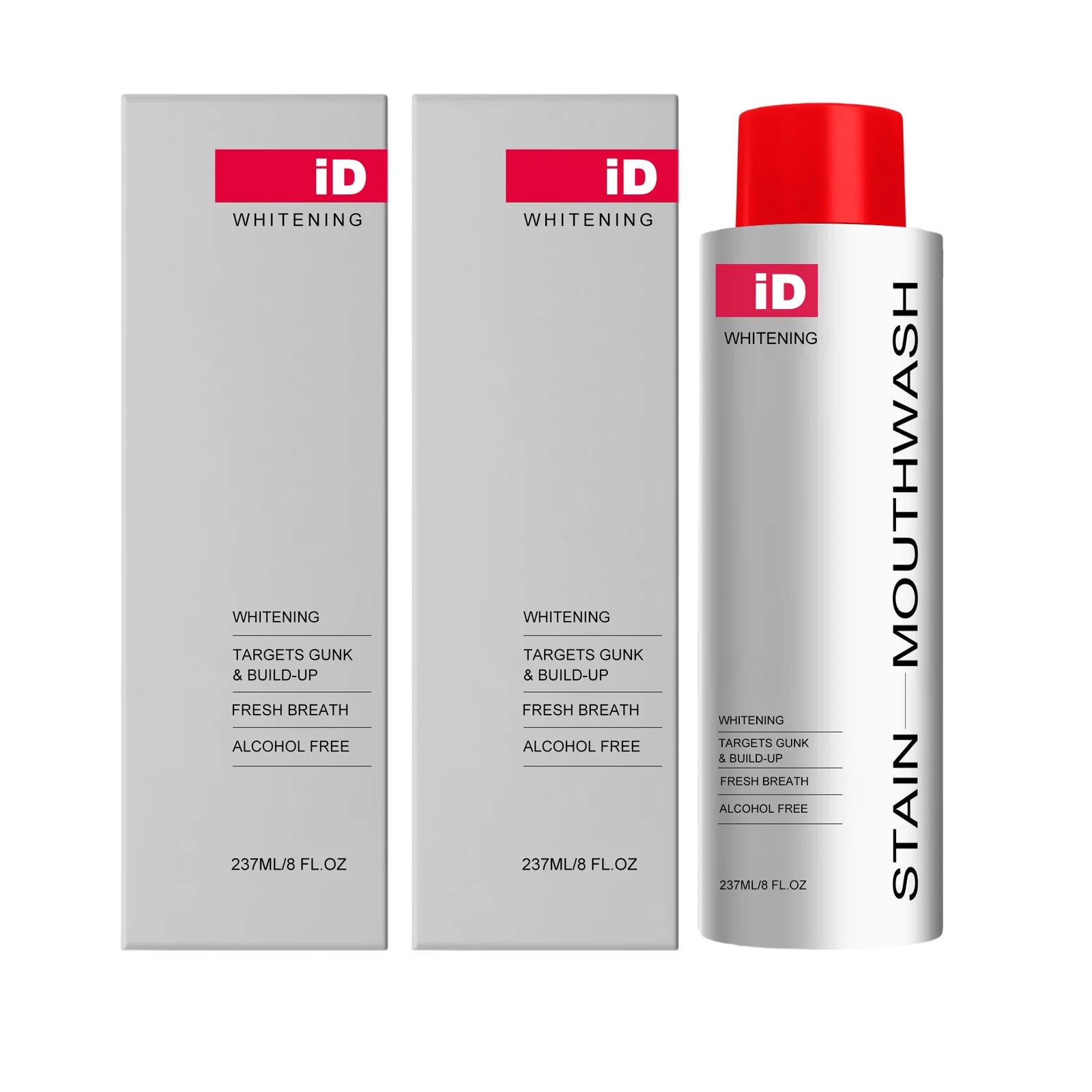 Whitening &cleaning Mouthwash Remove Food Residue Reduce Dental Plaque Eliminate Odors Freshing Breath Daily Teeth Care Solution Peaceful Pleasures Health and Wellness 2 x 237ml Boxed One Unit adults