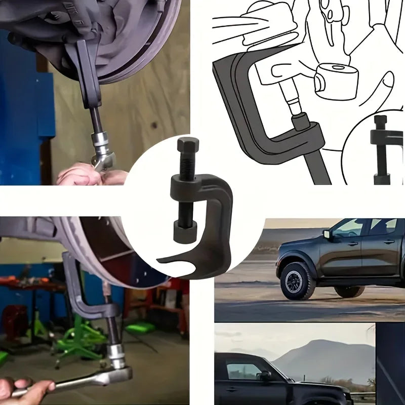 Protable Universal 25112 Ball Joint Separator Ball Joint Removal Tool Ball Joint Puller 2-3/8 Inch Tool Kit For Cars Trucks SUVs Peaceful Pleasures Health and Wellness