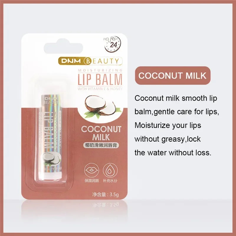 DNM 18-Color Moisturizing Lip Balm | Aloe & Vitamin E Lip Care