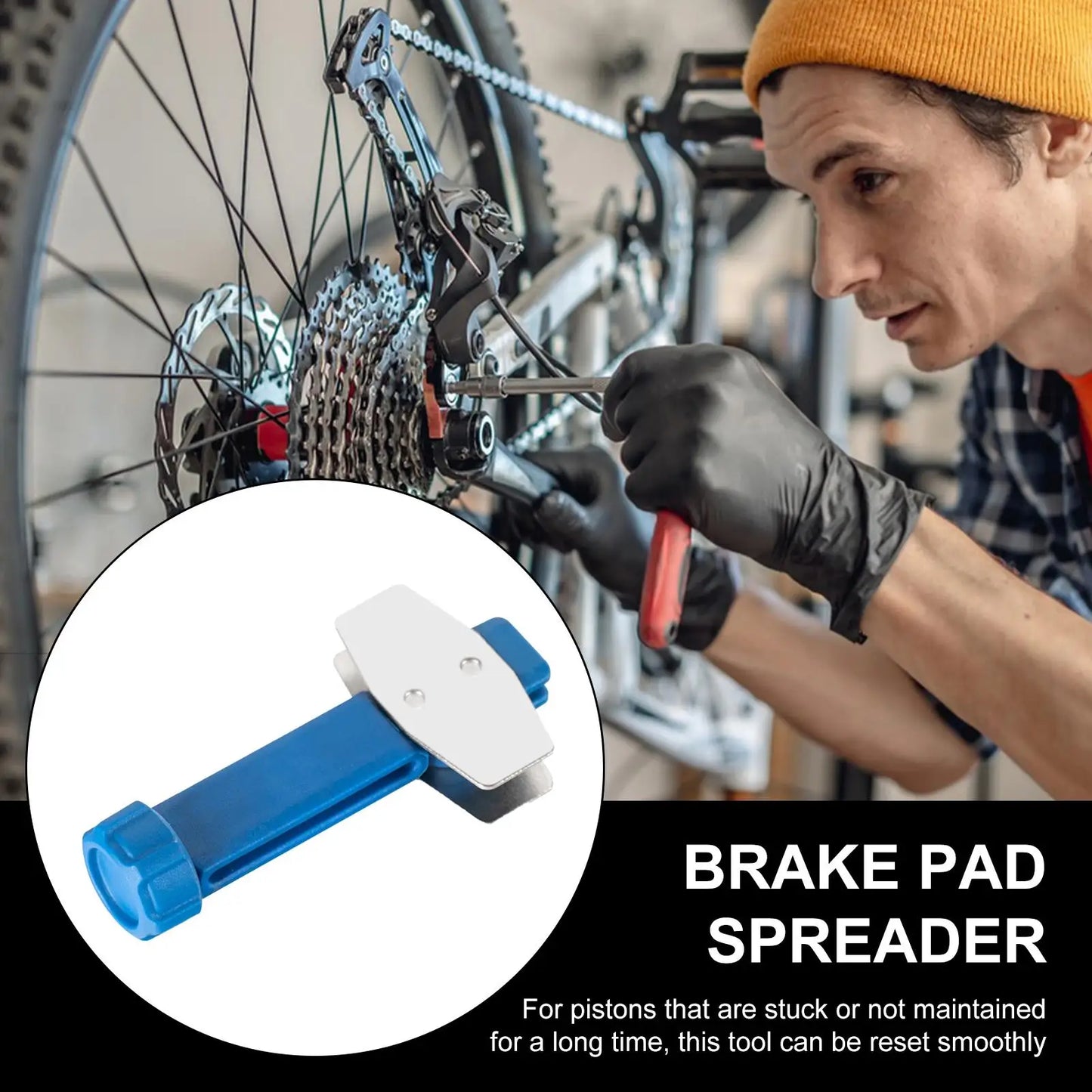 Bike Disc Brake Piston Spreader & Reset Tool | Steel