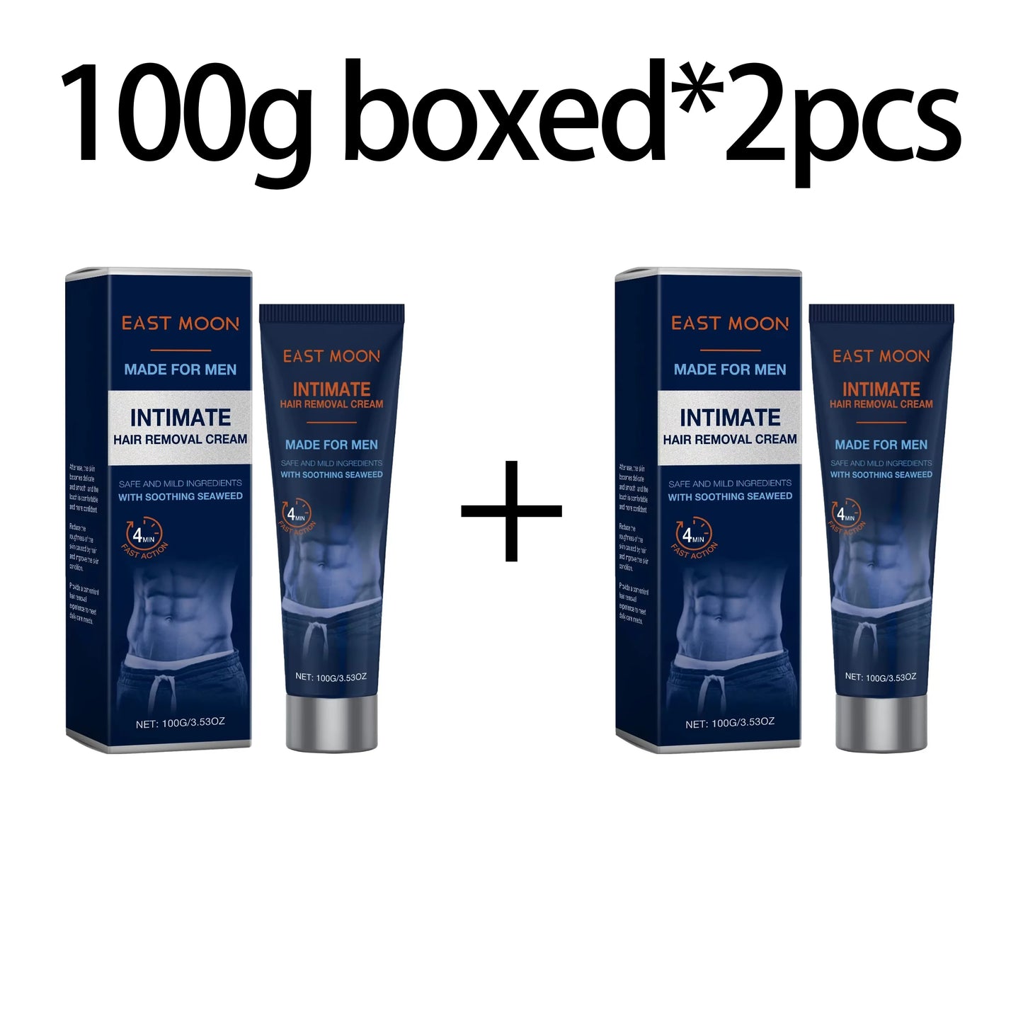 East Moon Men's Hair Removal Cream – Gentle Body Depilatory