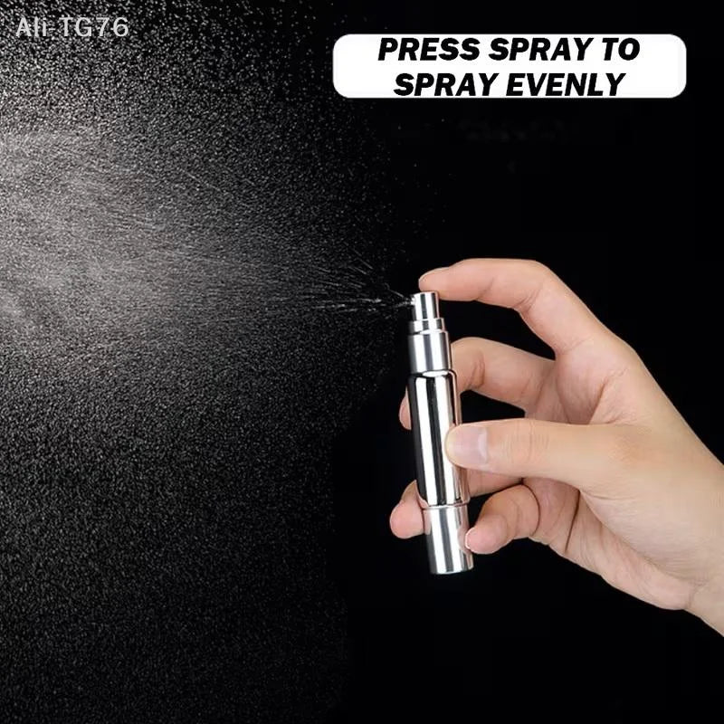 Dual Head Refillable Perfume Glass Bottle – Spray & Roller