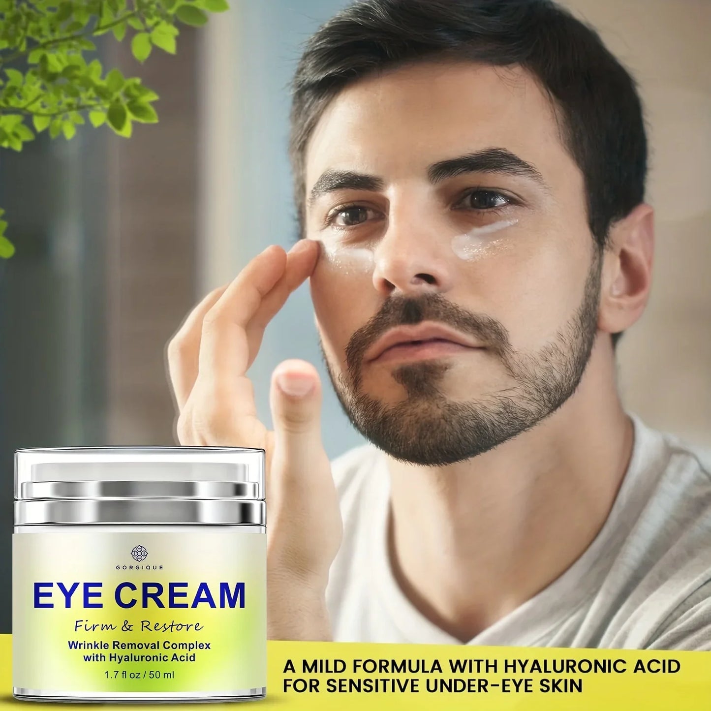 GORGIQUE Under Eye Cream Hyaluronic Acid – Firming & Brightening