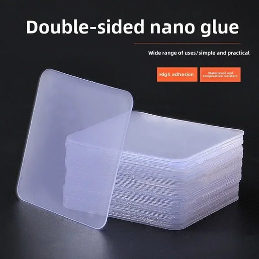 Nano Double-Sided Tape Squares – Reusable, Waterproof, No Trace Double-Sided Adhesive Tape Peaceful Pleasures Health and Wellness