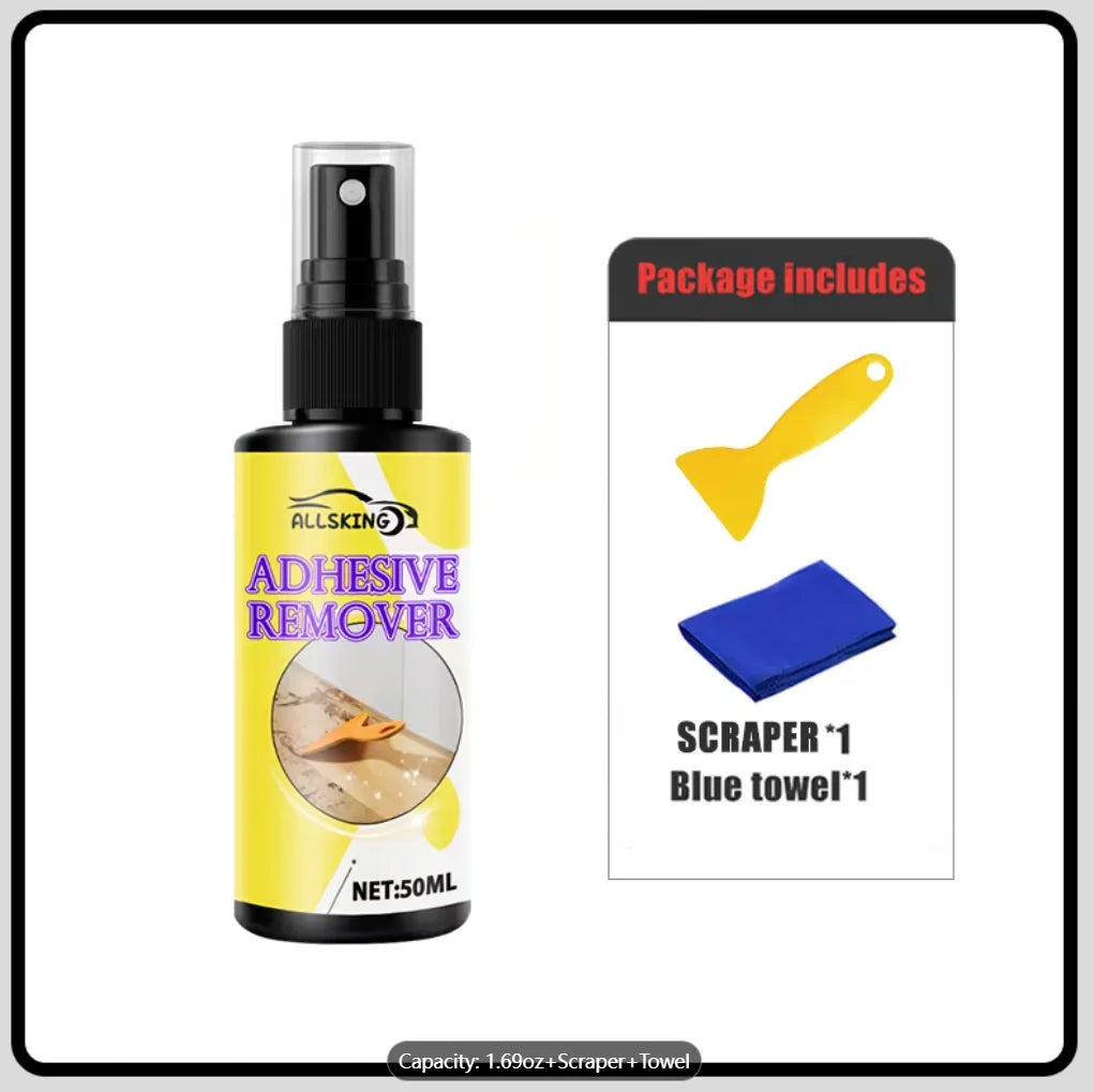 Adhesive & Sticker Remover Spray 50ml – Safe for Car & Glass