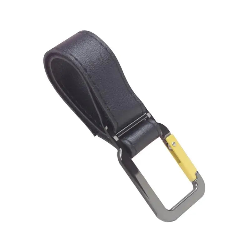 Stroller Hook Zinc Alloy Clasp & Adjustable PU Strap | Bag Hanger