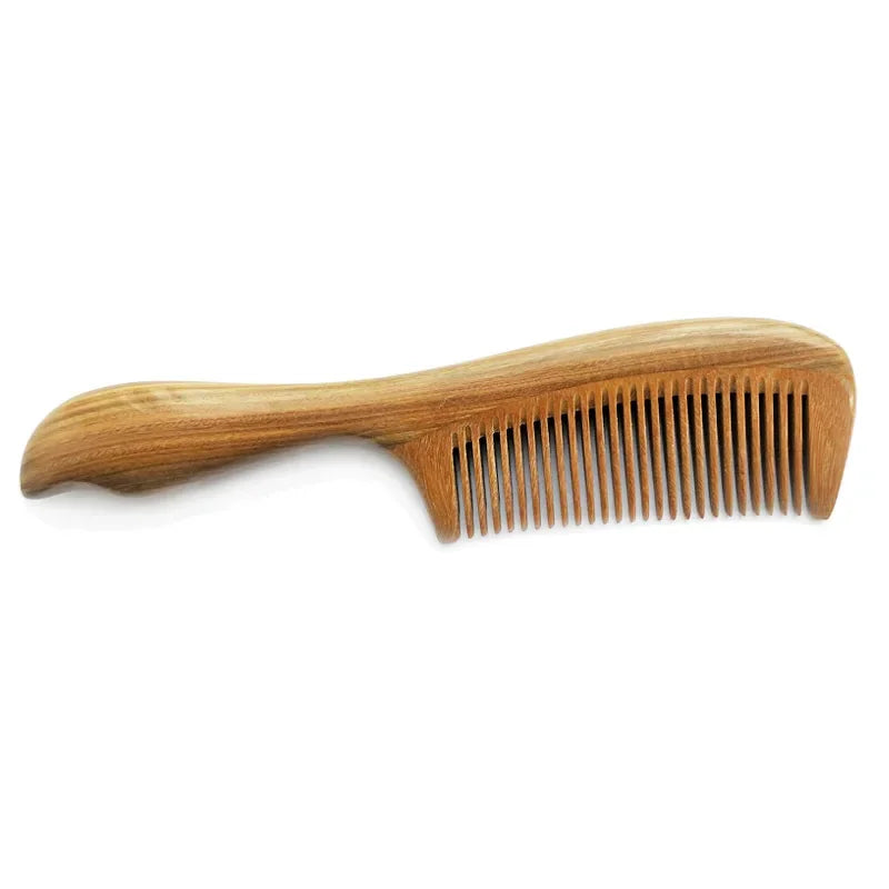 Sandalwood Hair & Beard Comb | Anti-Static, Wide & Narrow Tooth