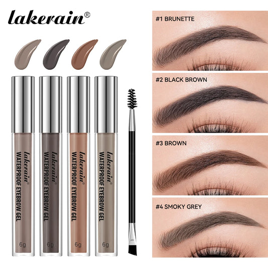 4 Colors Liquid 3D Eyebrow Styling Molding Gel Waterproof Transparent Refreshing Durable Natural Eyebrow Quick-drying Makeup Peaceful Pleasures Health and Wellness