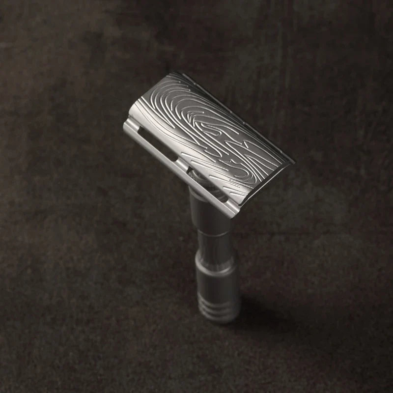 YAQI Ghost Safety Razor – 316 Stainless Steel DE Shaving