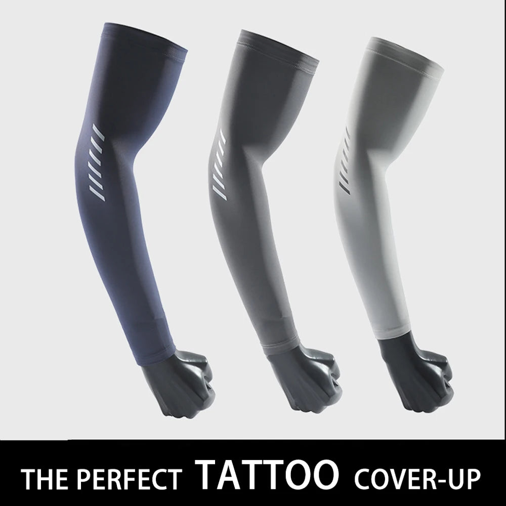 Sunscreen Ice Sleeves for Men - UV Protection Arm Covers Peaceful Pleasures Health and Wellness
