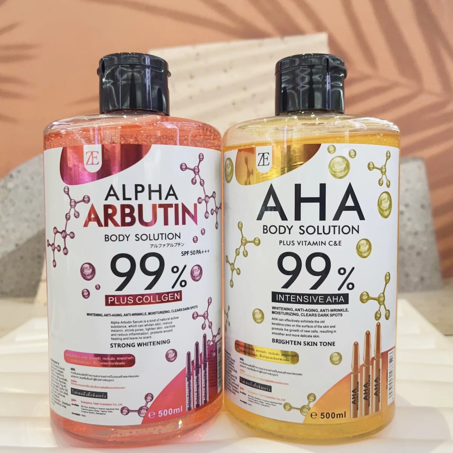 AHA & Arbutin Body and Face Serum 500ml – Brighten & Moisturize