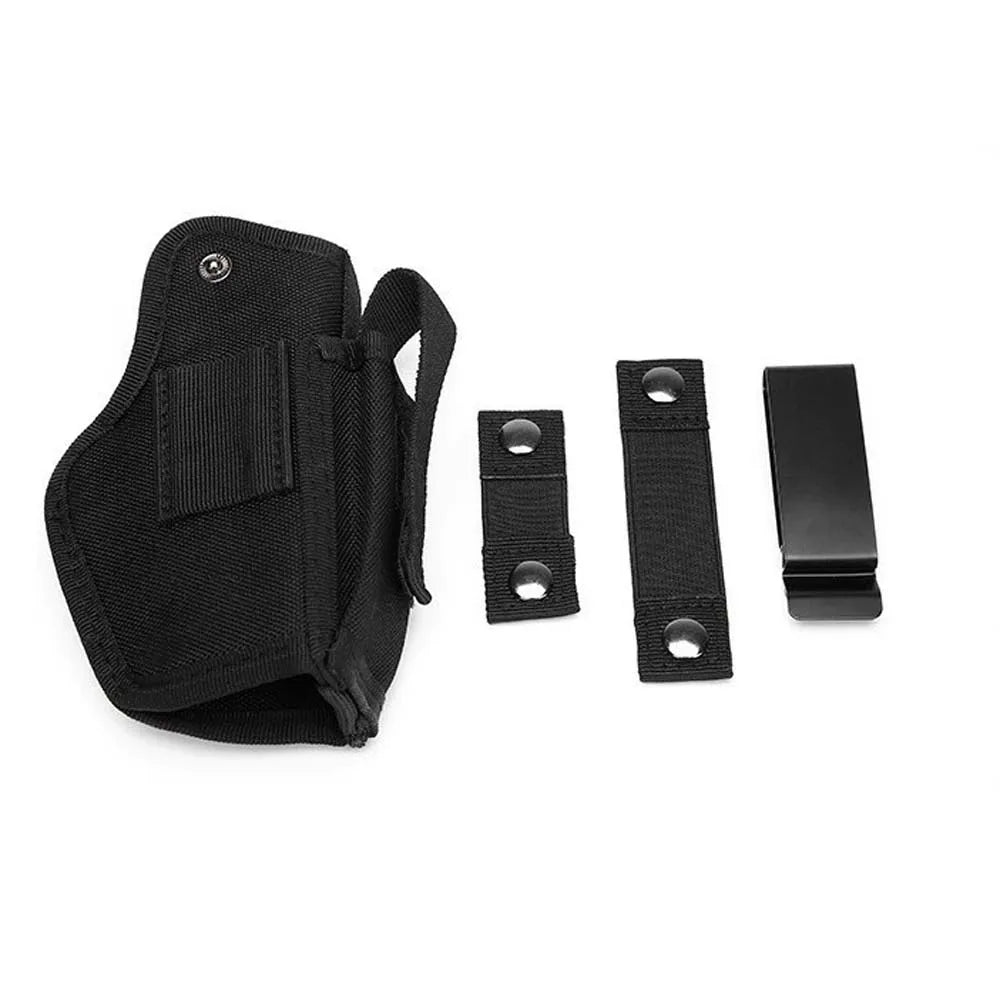 Molle Right Left Interchangeable Tactical Pistol Gun Holster The Waistband with Magazine IWB Holsters Gun Accessories Peaceful Pleasures Health and Wellness