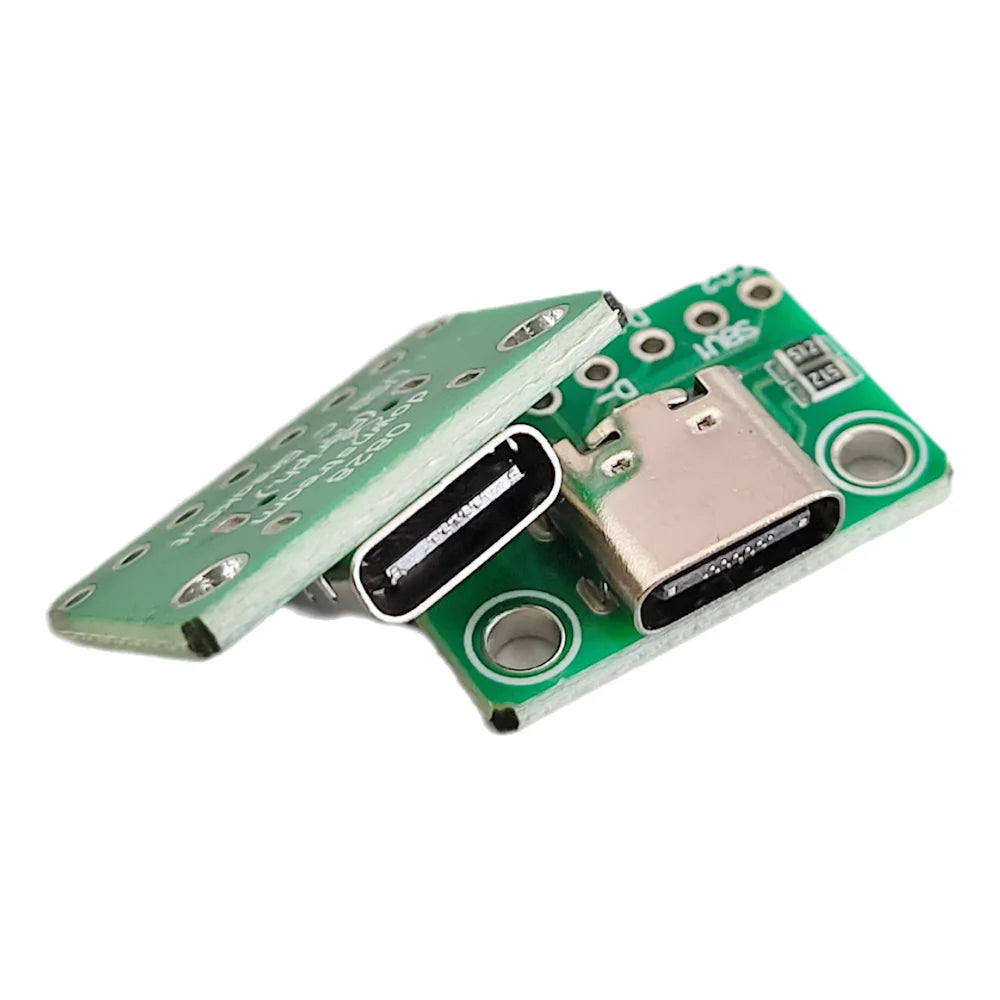 2/5/10pcs TYPE-C USB Adapter Board Dual Resistor 512 5.1K Ohm TypeC 16Pin to 8Pin Board for Electronics Peaceful Pleasures Health and Wellness
