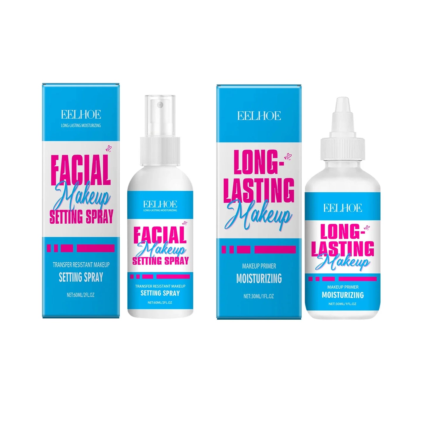 EELHOE Setting Spray & Primer – Matte, Waterproof, Long Lasting
