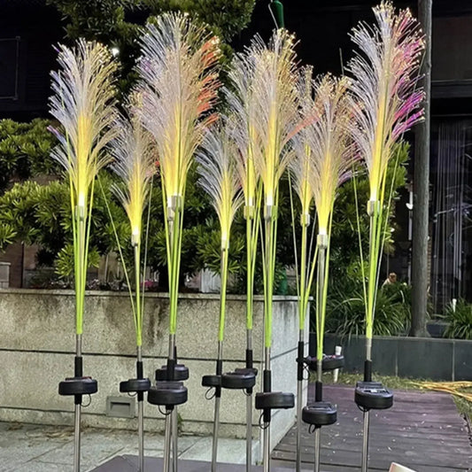 Solar Reed Garden Light IP65 Waterproof LED Lawn Path Lamp Solar Garden Light Peaceful Pleasures Health and Wellness