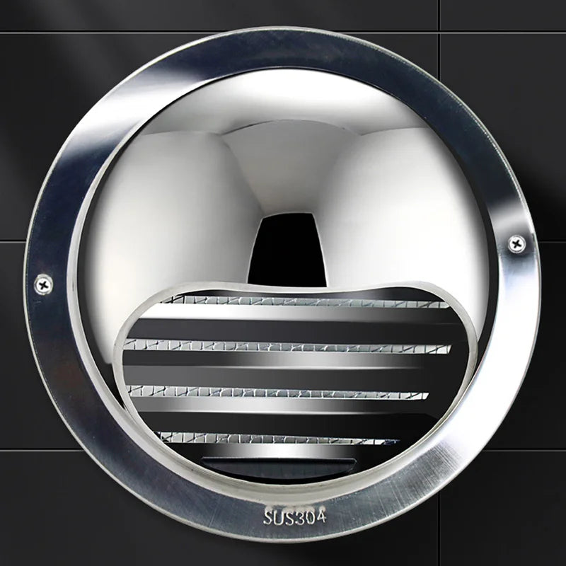 Stainless Steel Round Air Vent Grille Cover | Wall & Ceiling