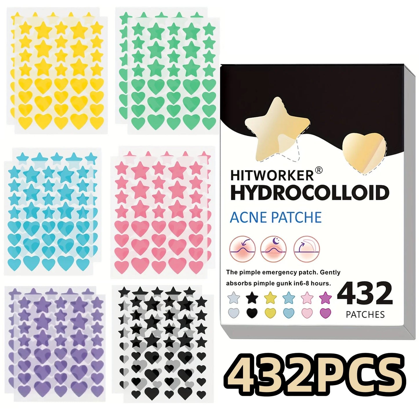Hydrocolloid Acne Patches – Invisible & Waterproof | All Skin Types