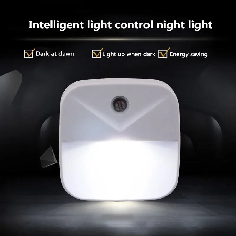 LED Smart Sensor Plug-In Night Light | EU 220V Wall Light