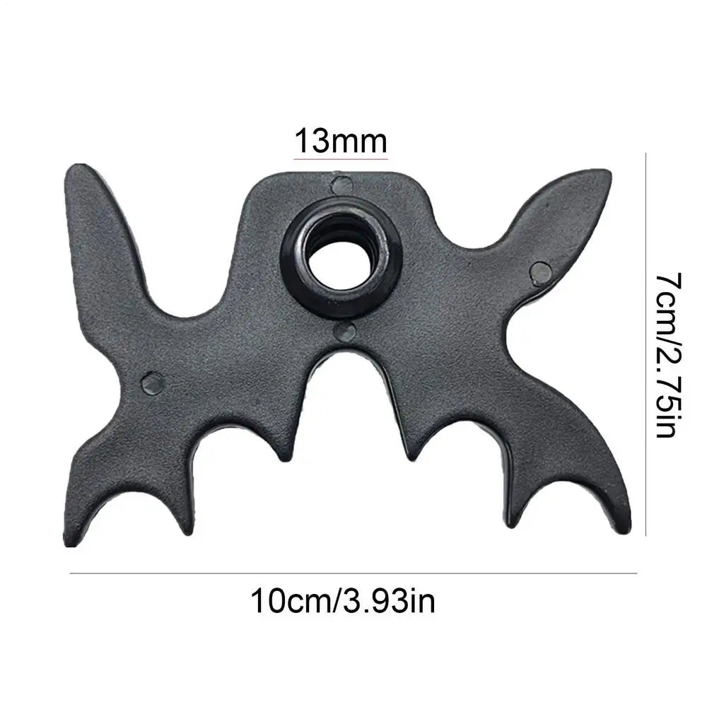 New Pool Cue Black SnookerBilliards Cue Rack Bridge Head Billiards Cross Antlers Rod Holder Accessories Peaceful Pleasures Health and Wellness Black