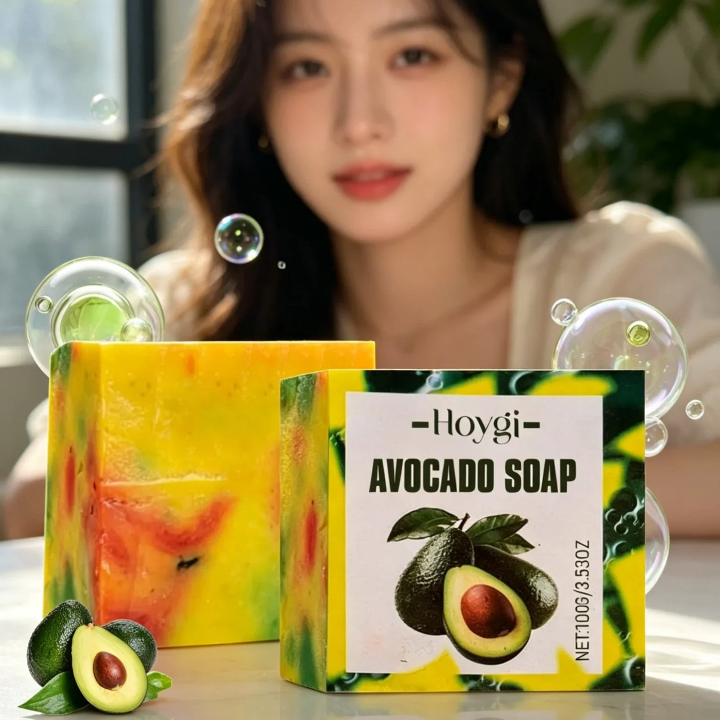 Hoygi Avocado Natural Handmade Soap – Brightening & Moisturizing