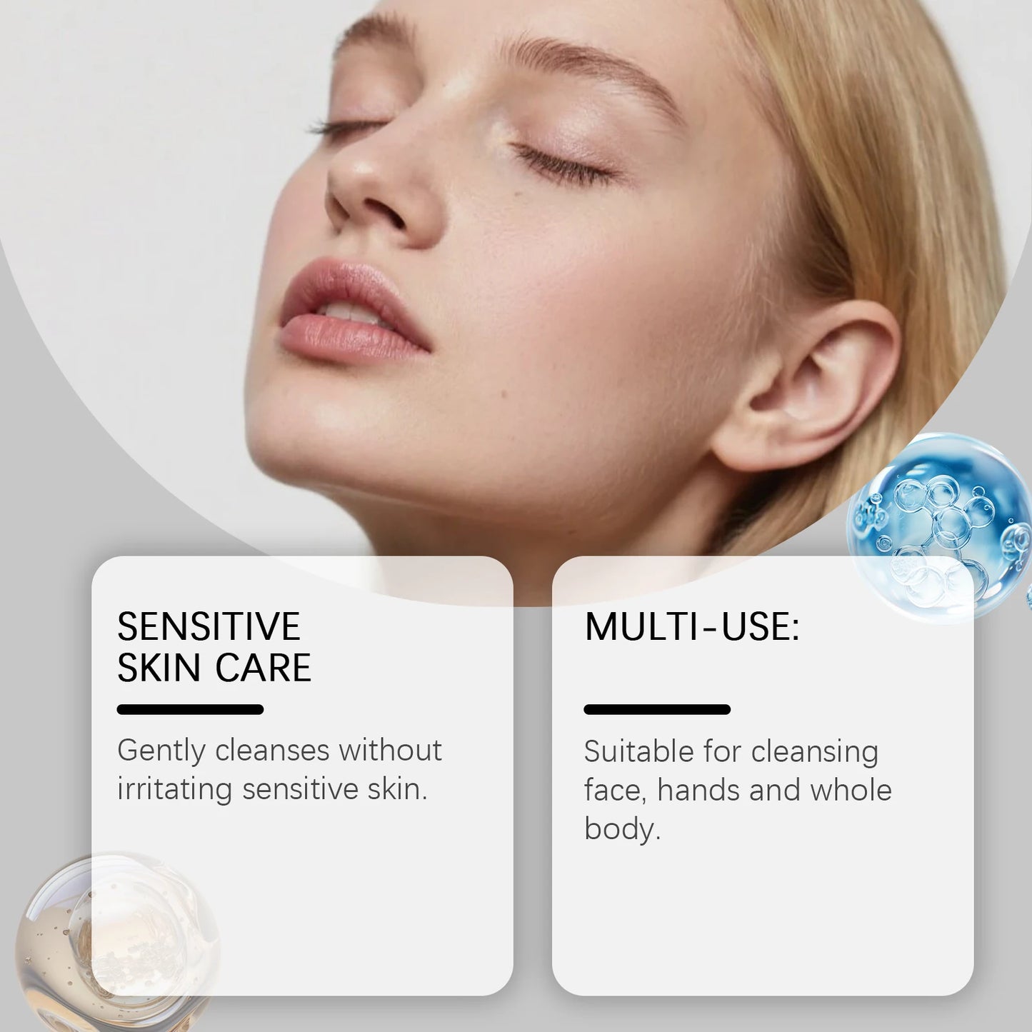 Fragrance-Free Cleansing Soap Bar for Sensitive Skin