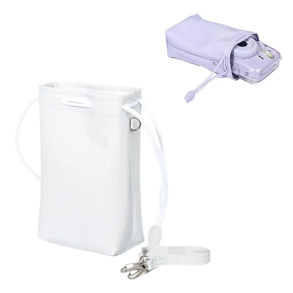 Instax Mini 13 PU Leather Drawstring Camera Bag & Case