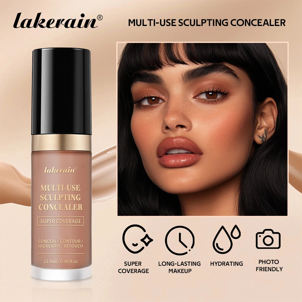 Lakerain 5-Color Waterproof Matte Concealer | Full Coverage