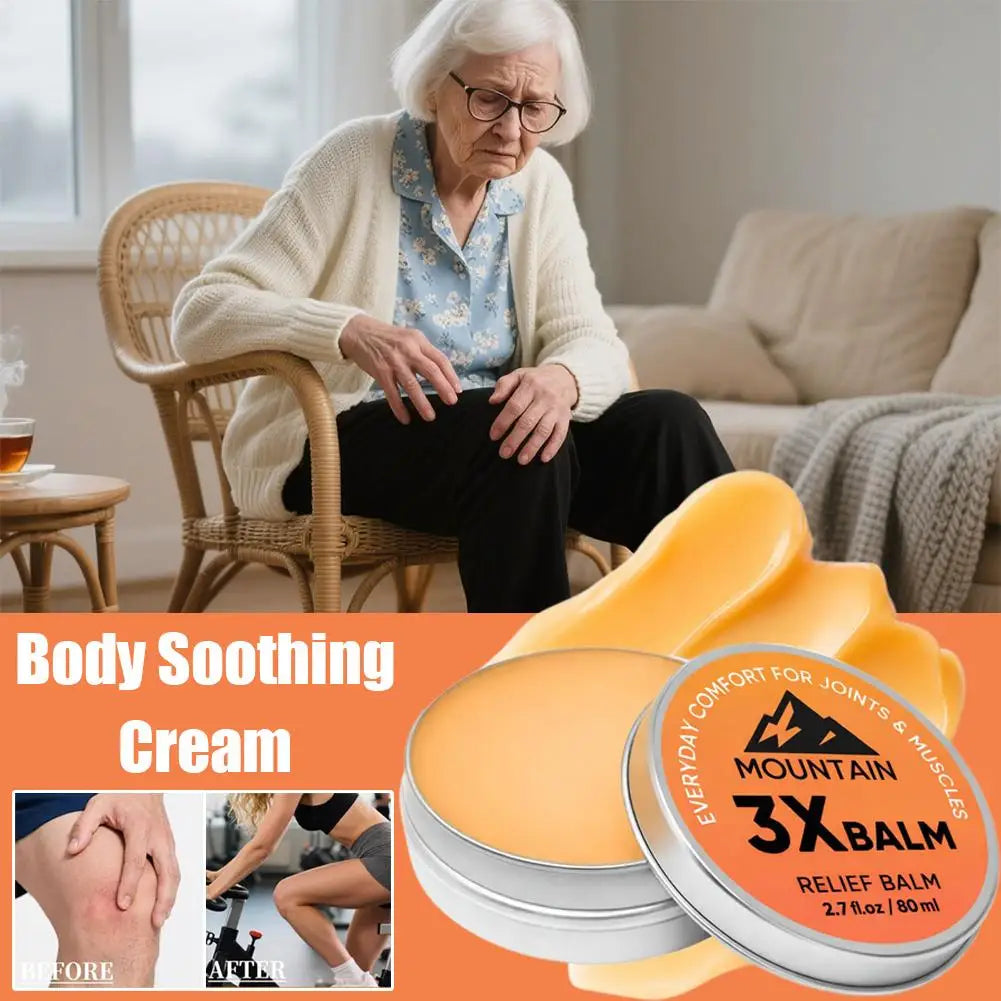 Mountain 3X Soothing Balm – Organic Arnica & Camphor Cream