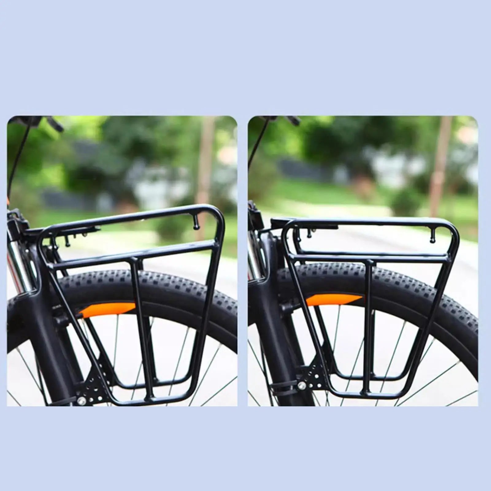 Stable Front Bike Rack, Cycling Luggage Carrier for Fishing Fitness Sports, Outdoor Travel Backpacking Accessories Peaceful Pleasures Health and Wellness