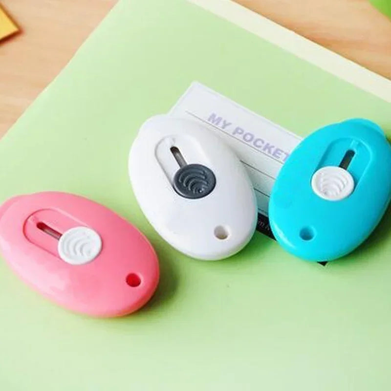 Mini Utility Knife Portable Hook Design Box Cutter Stationery Office