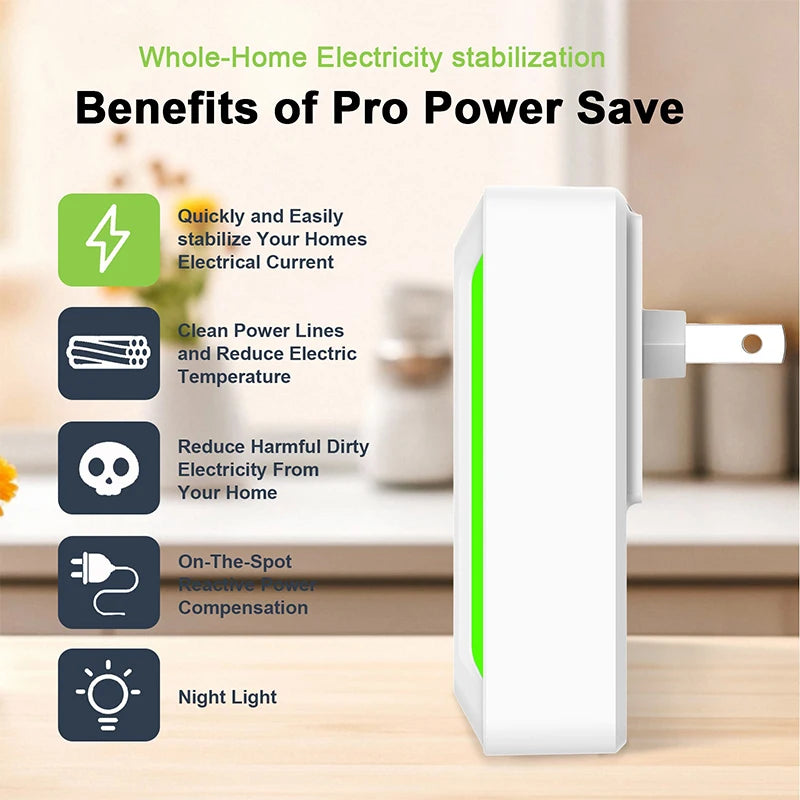 Electric Energy Saver Smart Power Saver Portable Electricity Saving Box US/EU Plug Socket Adapter For Cost Reducing Office Home Peaceful Pleasures Health and Wellness