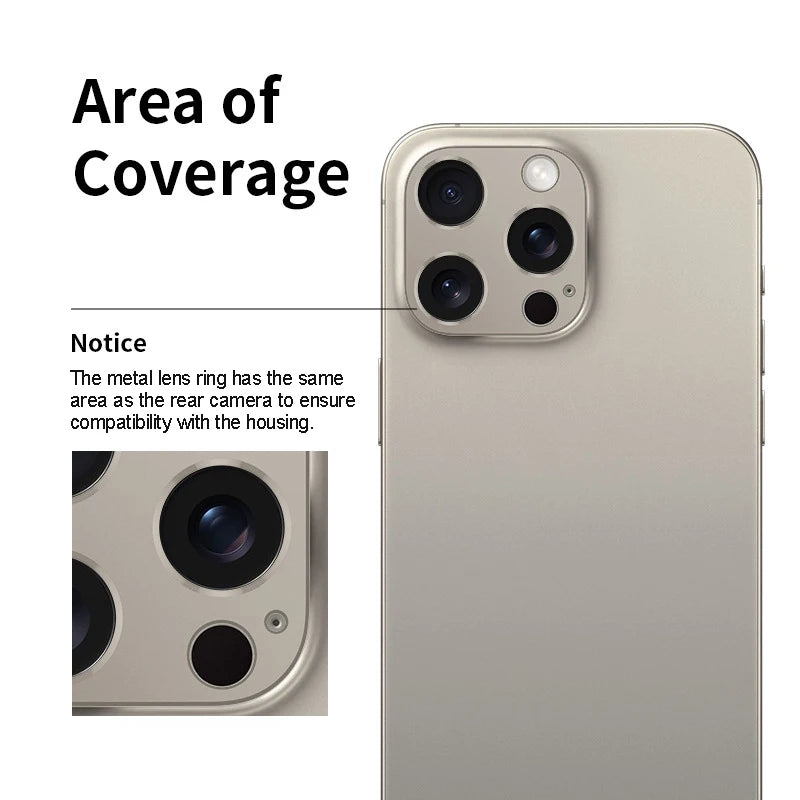 Aluminum Alloy Metal Lens Ring Accessories iPhone15 Pro Max Camera Protector iphone Accessories iphone 15 Pro Max Case Peaceful Pleasures Health and Wellness